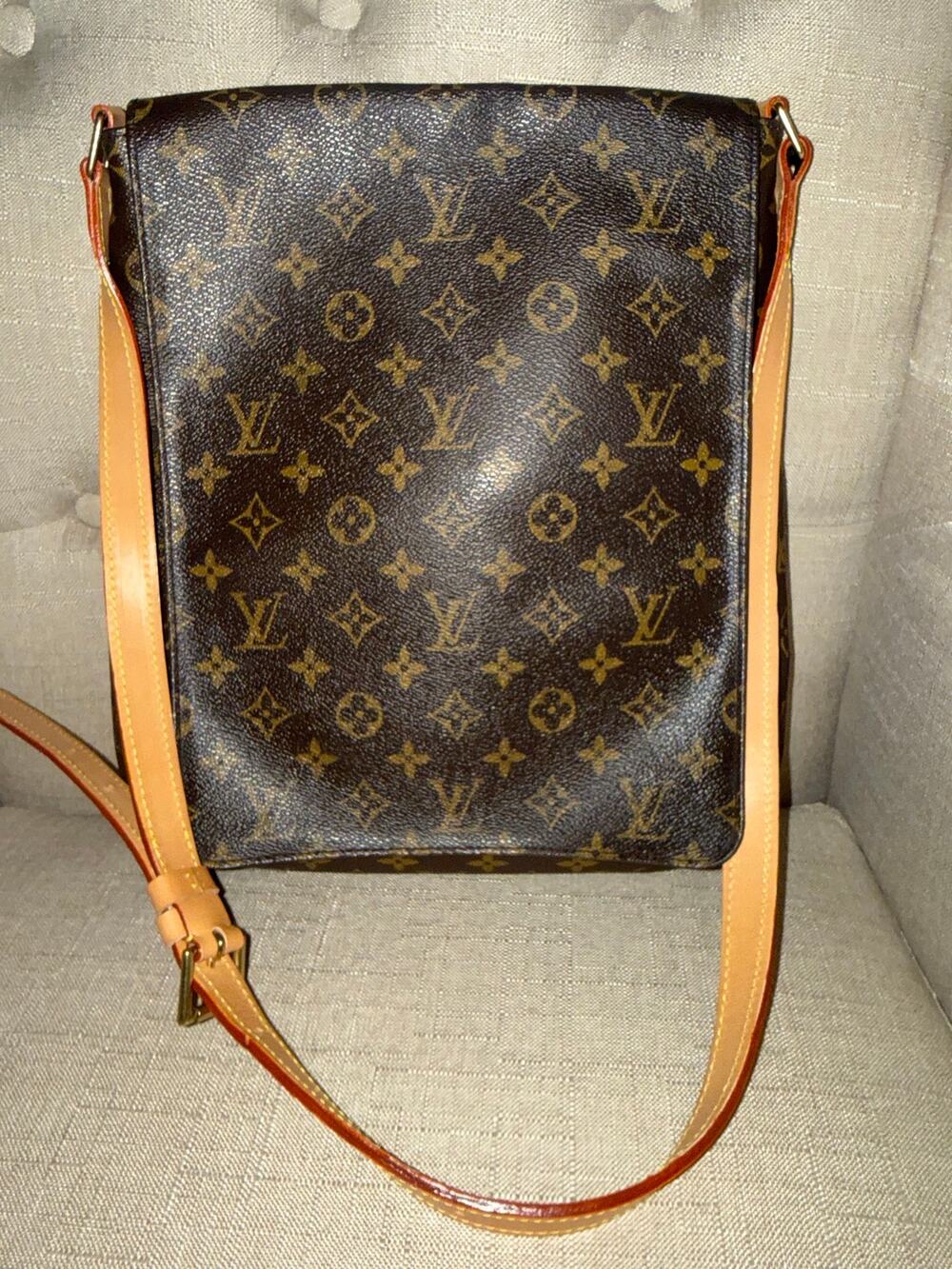 Louis Vuitton Musette Salsa GM Monogram Crossbody — Vintage 2000, Replaced Strap